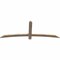 Ekena Millwork Bellingham Smooth Timber Gable Bracket, Douglas Fir, 72"W x 27"H x 1 1/2"D x 3 1/2"F, 9/12 Pitch GBW072X27X0204BEL00SDF - alternate 2